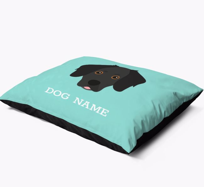 'Yappicon and Name' - Personalised {breedFullName} Dog Bed